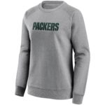 Green Bay Packers Mono Logo Graphic Crew Sweatshirt - Womens