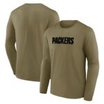 Green Bay Packers Mono Logo Graphic Long Sleeve T-Shirt - Mens