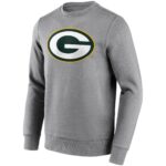 Green Bay Packers Neutral Colour Logo Crew Sweatshirt - Mens - Big & Tall