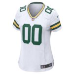 Green Bay Packers Nike Game Road Jersey - White - Custom - Womens