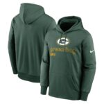 Green Bay Packers Nike Performance Fleece Pullover Hoodie - Mens