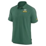 Green Bay Packers Sideline Nike Dri-FIT Coach Short Sleeve Polo - Mens