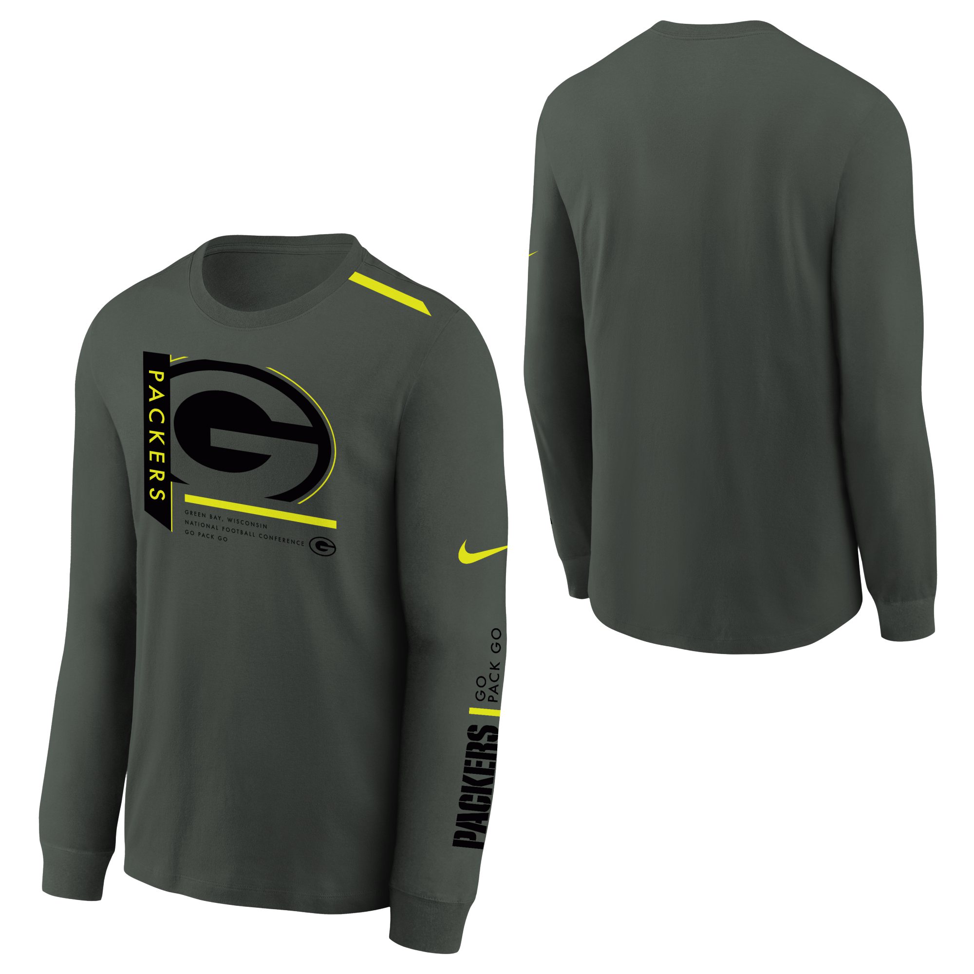 green-bay-packers-volt-long-sleeve-t-shirt-youth_ss5_p-13370567-pv-1-u-oalun2pvoxv1xwhasty4-v-qma1iaehbkfr3nevbvdj.jpg Green Bay Packers Volt Long Sleeve T Shirt - Grey - Youth - Image 1