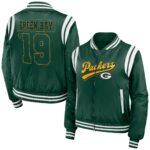 Green Bay Packers WEAR by Erin Andrews Bomber Jacket - Womens