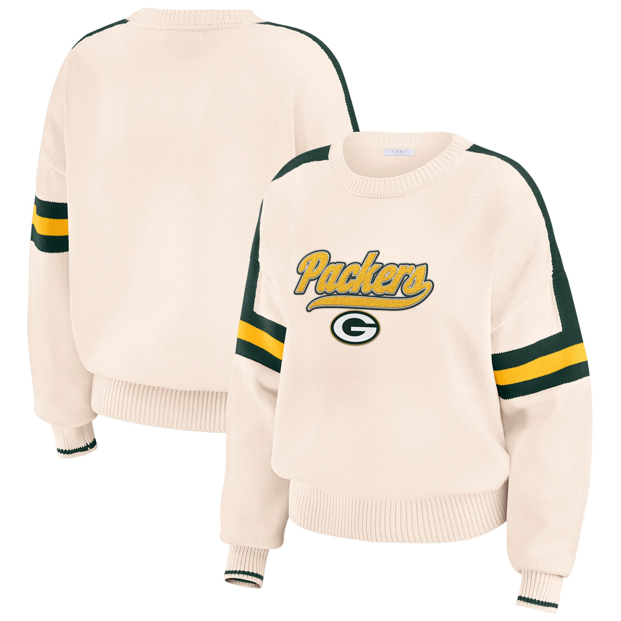 green-bay-packers-wear-by-erin-andrews-striped-sweater-womens_ss5_p-200941181-pv-1-u-954akf4gw0thzkliq1n0-v-9waa9nps6qdcikm4w9jo.jpg Green Bay Packers WEAR By Erin Andrews Striped Sweater - Womens - Image 1