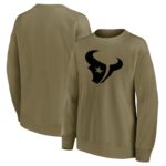 Houston Texans Mono Logo Graphic Oversized Crew Sweatshirt - Womens