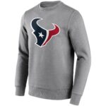 Houston Texans Neutral Colour Logo Crew Sweatshirt - Mens - Big & Tall