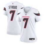 Houston Texans Nike Road Game Jersey - White - C.J. Stroud - Womens