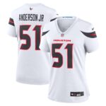 Houston Texans Nike Road Game Jersey - White - Will Anderson Jr. - Womens