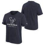 Houston Texans Nike Team Issue Sideline T Shirt - Navy - Youth