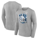 Indianapolis Colts End Around Helmet Graphic Long Sleeve T-Shirt - Mens
