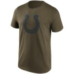 Indianapolis Colts Khaki Colour Pop Graphic T-Shirt - Mens