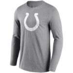 Indianapolis Colts Neutral Colour Logo Long Sleeve T-Shirt - Mens