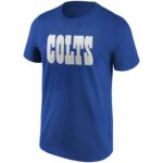 Indianapolis Colts Primary Colour Wordmark T-Shirt - Mens