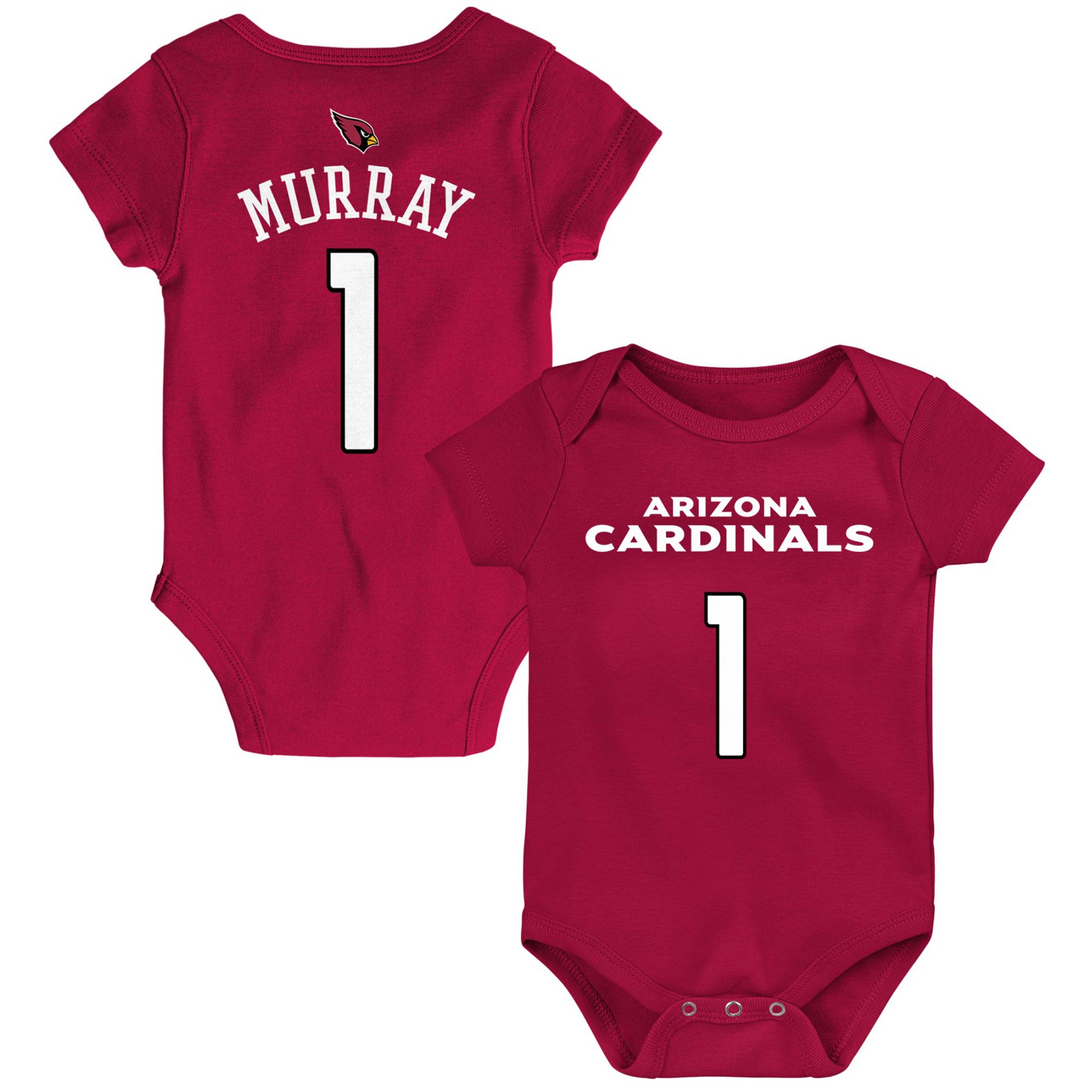 infant-kyler-murray-cardinal-arizona-cardinals-mainliner-player-name-and-number-bodysuit_pi3965000_altimages_ff_3965441-f1f3caa0cacaf5c3f17calt1_full.jpg Infant Kyler Murray Cardinal Arizona Cardinals Mainliner Player Name & Number Bodysuit - Image 1