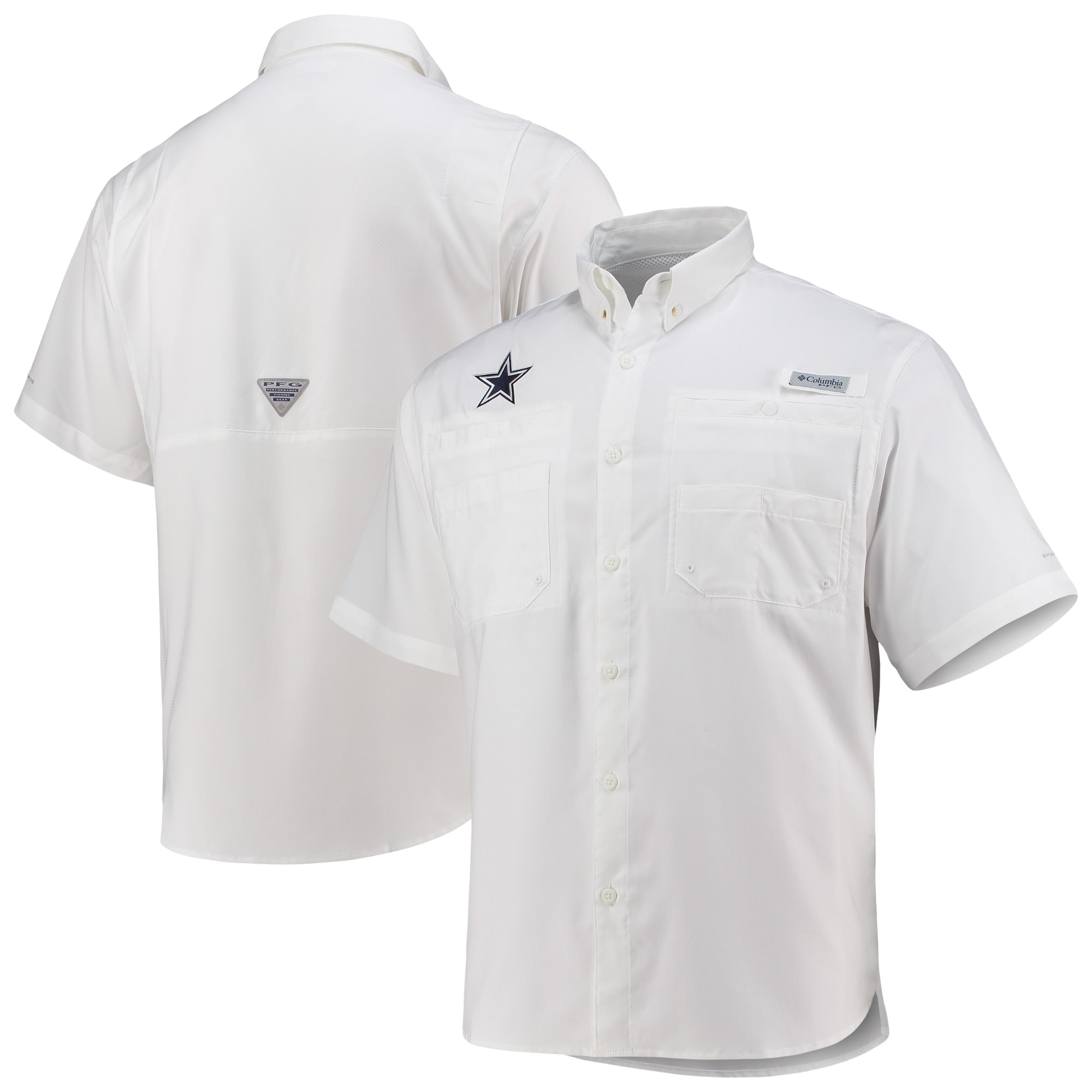 mens-columbia-white-dallas-cowboys-tamiami-omni-shade-button-down-shirt_pi4149000_altimages_ff_4149402-aba0dcbe412654979947alt1_full.jpg Men's Columbia White Dallas Cowboys Tamiami Omni-Shade Button-Down Shirt - Image 1