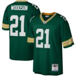 Men's Mitchell & Ness Charles Woodson Green Green Bay Packers 2010 Legacy Replica Jersey