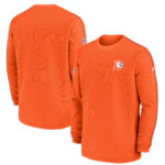 Men's Nike Orange Denver Broncos Alternate Logo Coach Long Sleeve Top