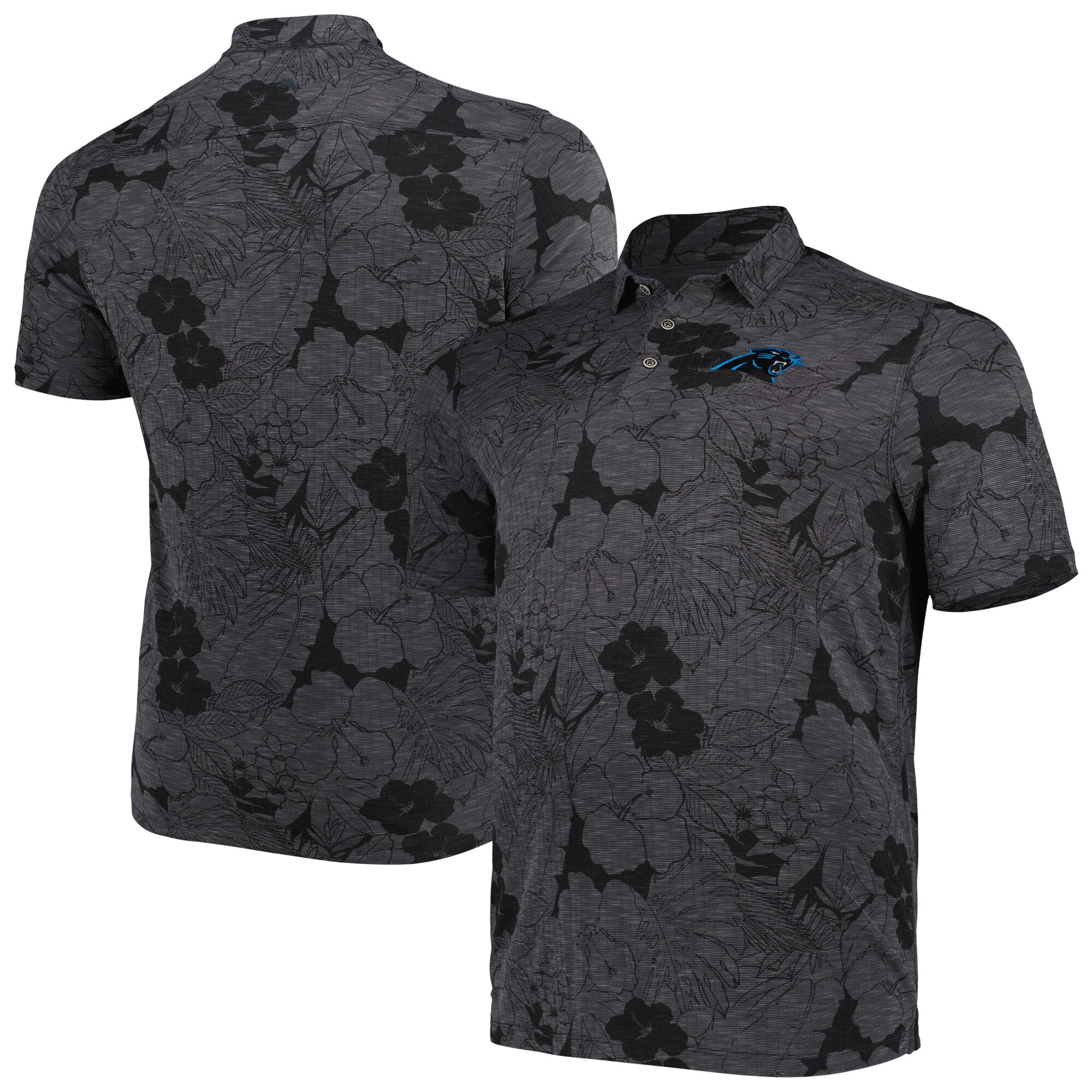 mens-tommy-bahama-black-carolina-panthers-big-and-tall-miramar-blooms-polo_pi4997000_altimages_ff_4997175-25cc0ea084b76d9263fbalt1_full.jpg Men's Tommy Bahama Black Carolina Panthers Big & Tall Miramar Blooms Polo - Image 1