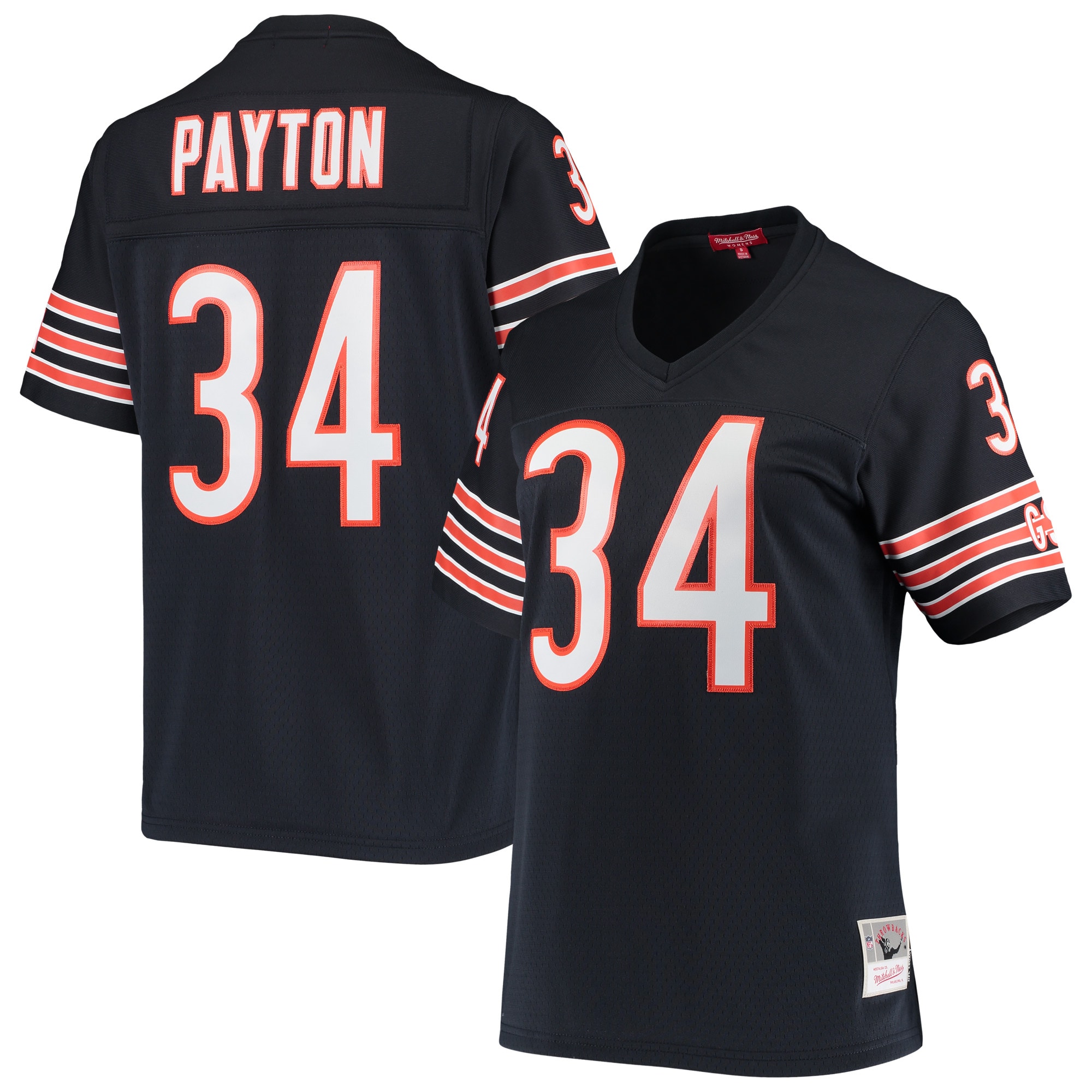 womens-mitchell-and-ness-walter-payton-navy-chicago-bears-1985-legacy-replica-jersey_pi4023000_altimages_ff_4023985-7437333939639138c17ealt1_full.jpg Women's Mitchell & Ness Walter Payton Navy Chicago Bears 1985 Legacy Replica Jersey - Image 1