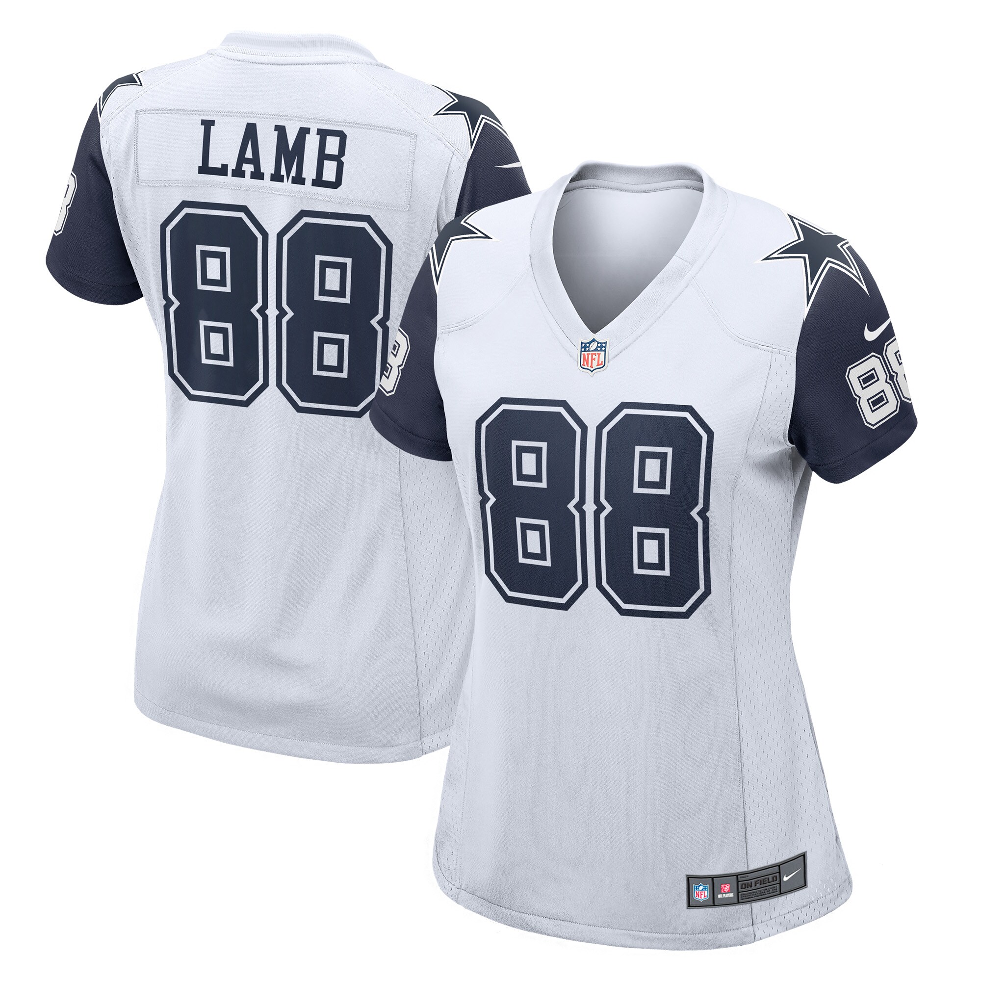 womens-nike-ceedee-lamb-white-dallas-cowboys-2nd-alternate-game-jersey_pi4428000_altimages_ff_4428426-cb2c7005c2ce18deb46dalt1_full.jpg Women's Nike CeeDee Lamb White Dallas Cowboys 2nd Alternate Game Jersey - Image 1