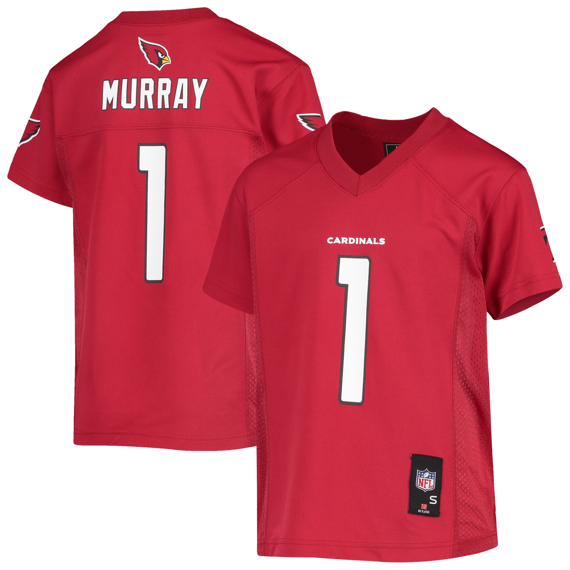 youth-kyler-murray-cardinal-arizona-cardinals-replica-player-jersey_pi4204000_altimages_ff_4204189-0336d42796986eafa3f0alt1_full.jpg Youth Kyler Murray Cardinal Arizona Cardinals Replica Player Jersey - Image 1